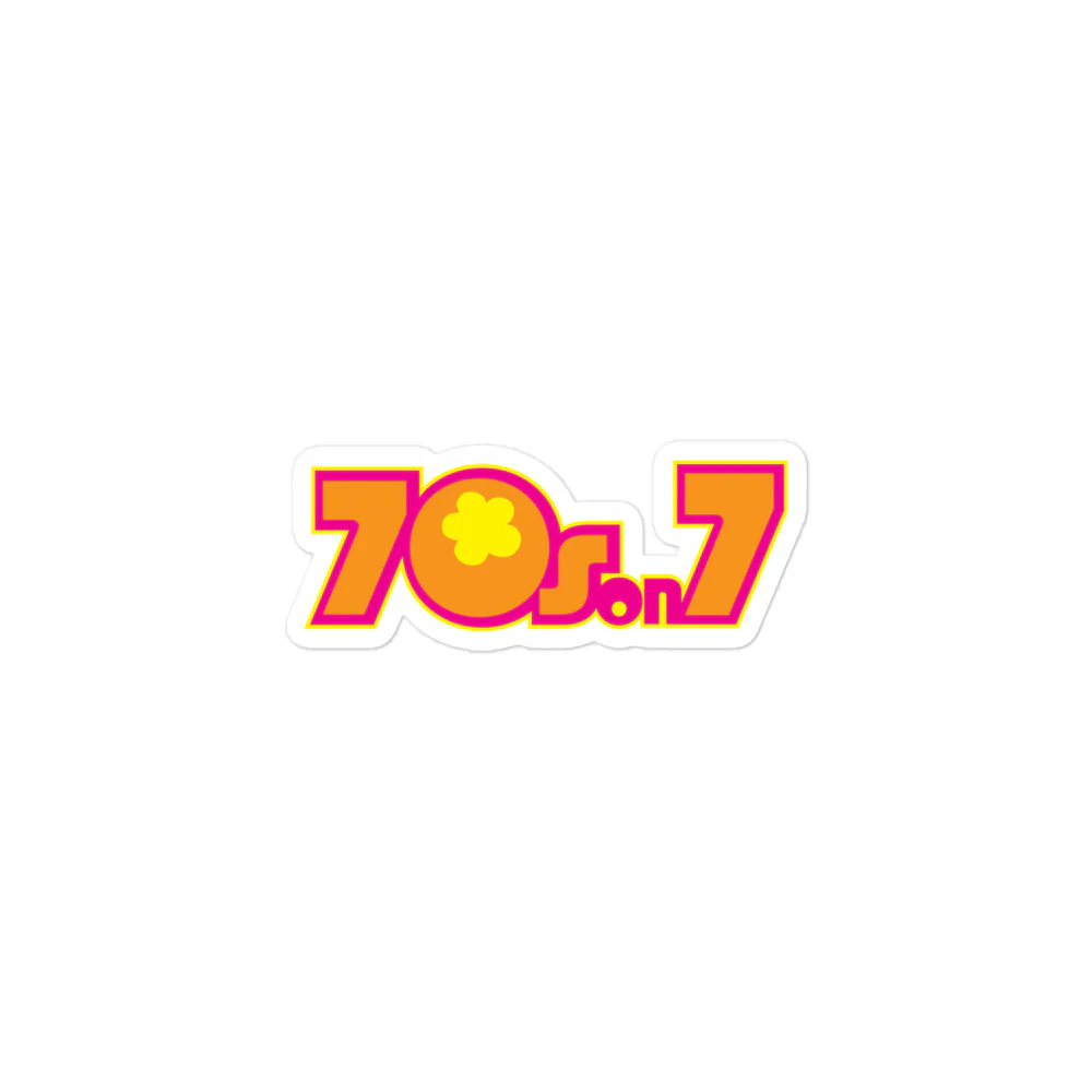 70s on 7: Sticker