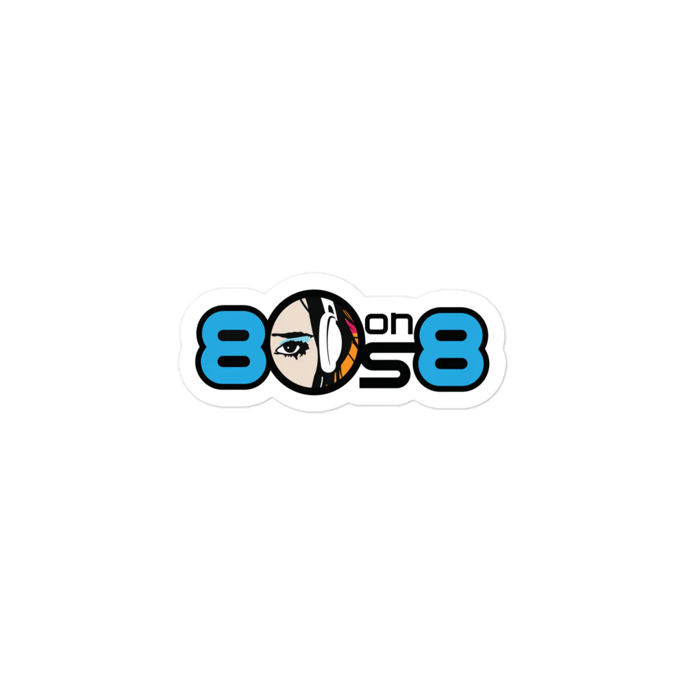80s on 8: Sticker