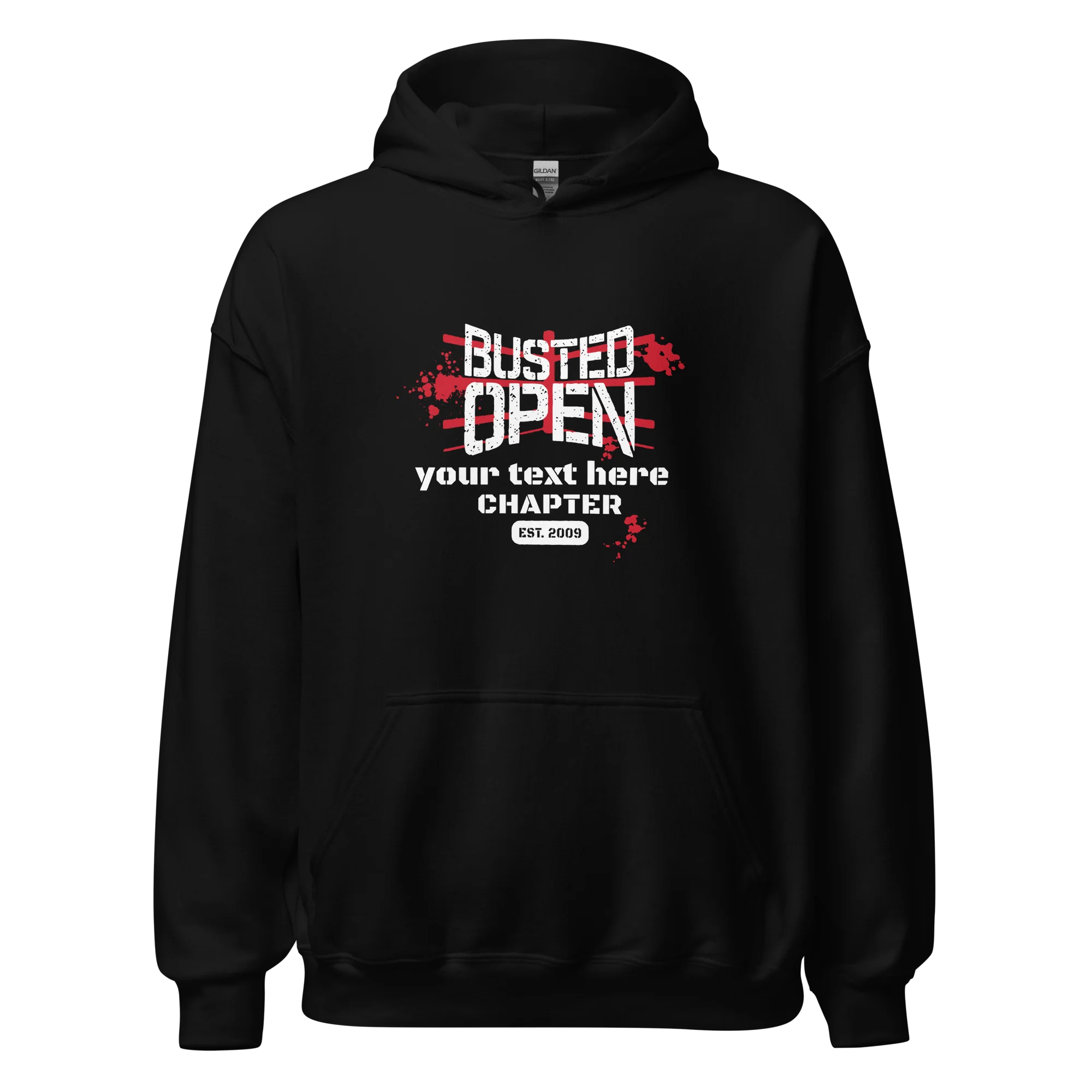 Busted Open: Customizable Chapter Hoodie