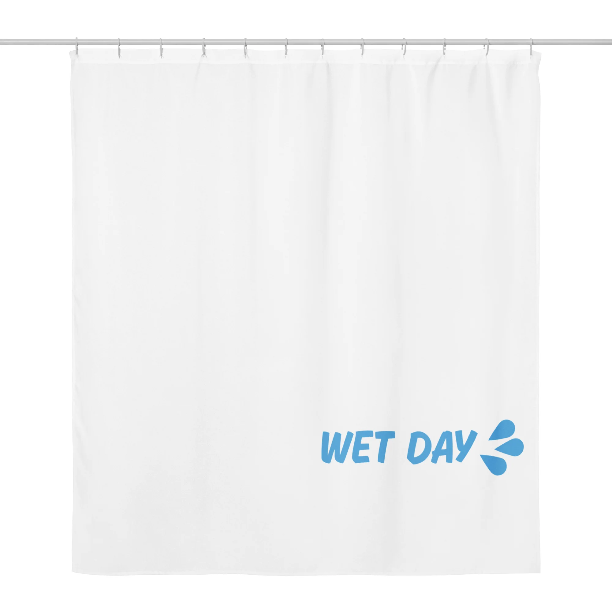 Comedy Bang Bang: Wet Day Splash Shower Curtain