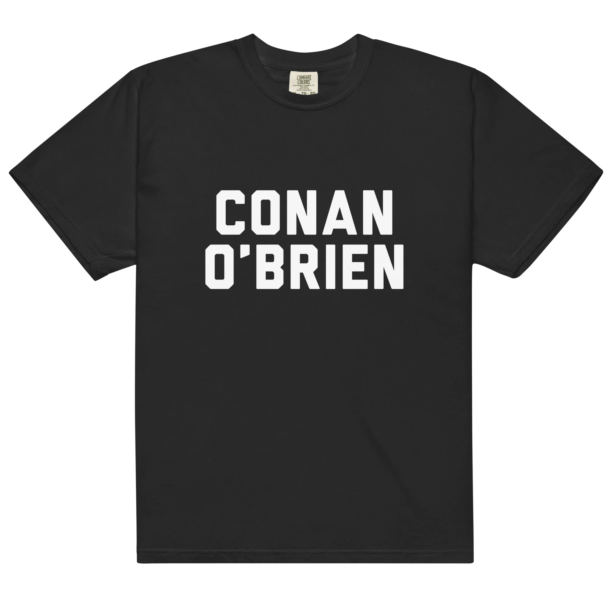 Conan O’Brien Needs A Friend: Name Plate Shirt - Black