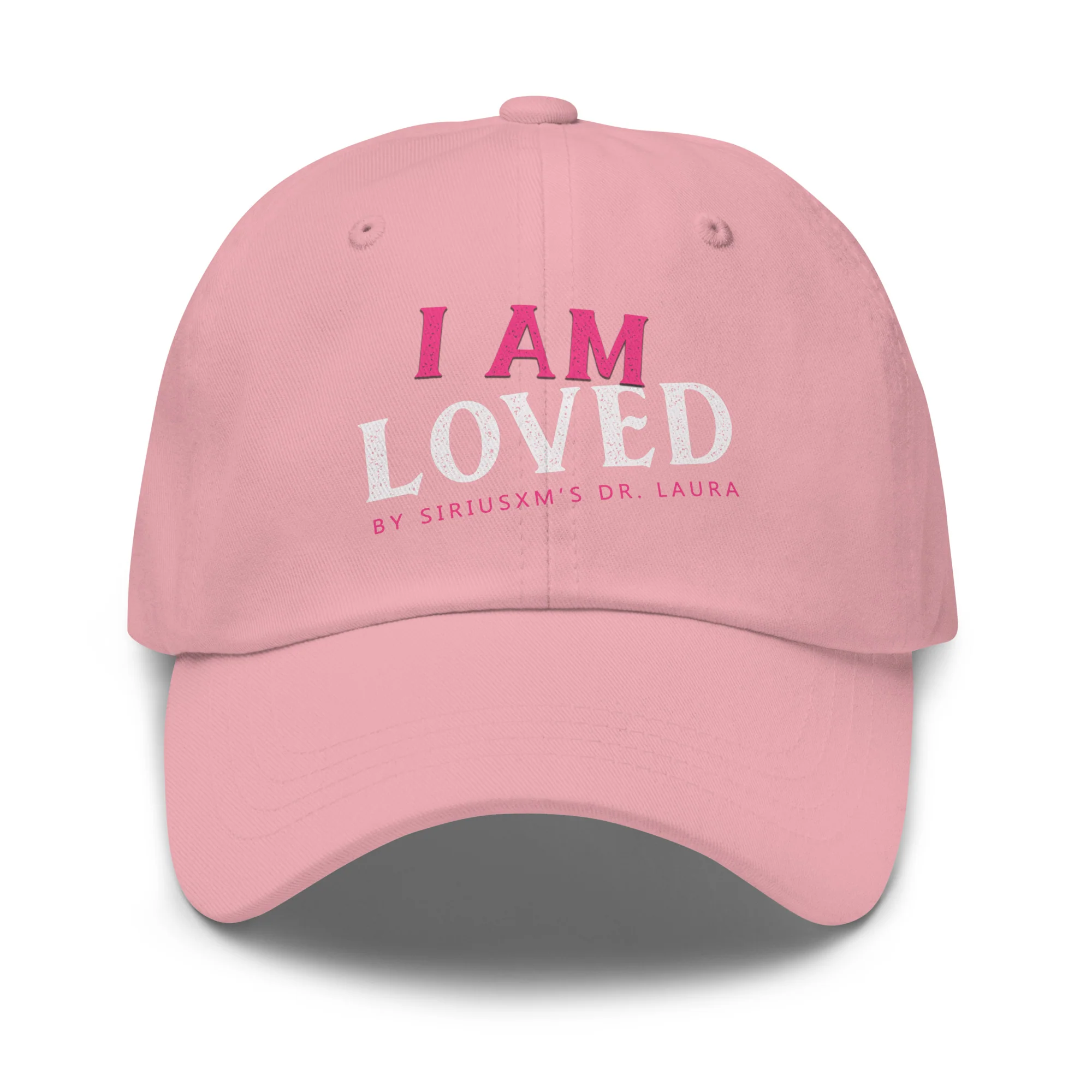 Dr. Laura: I Am Loved Pink Ball Cap