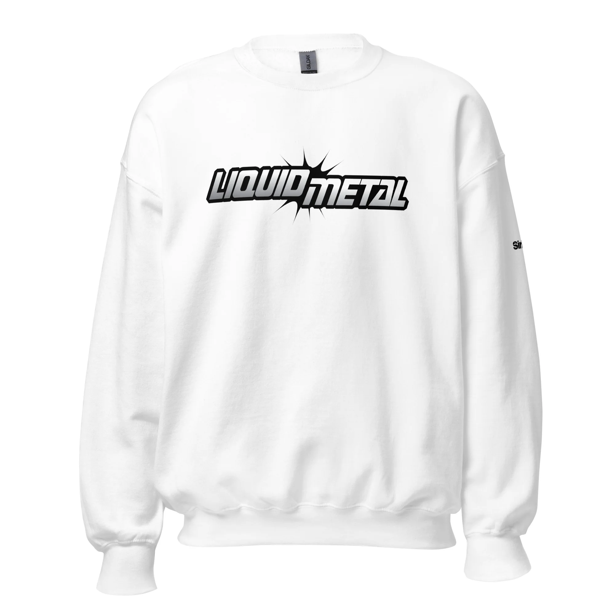 Liquid Metal: Sweatshirt (White)