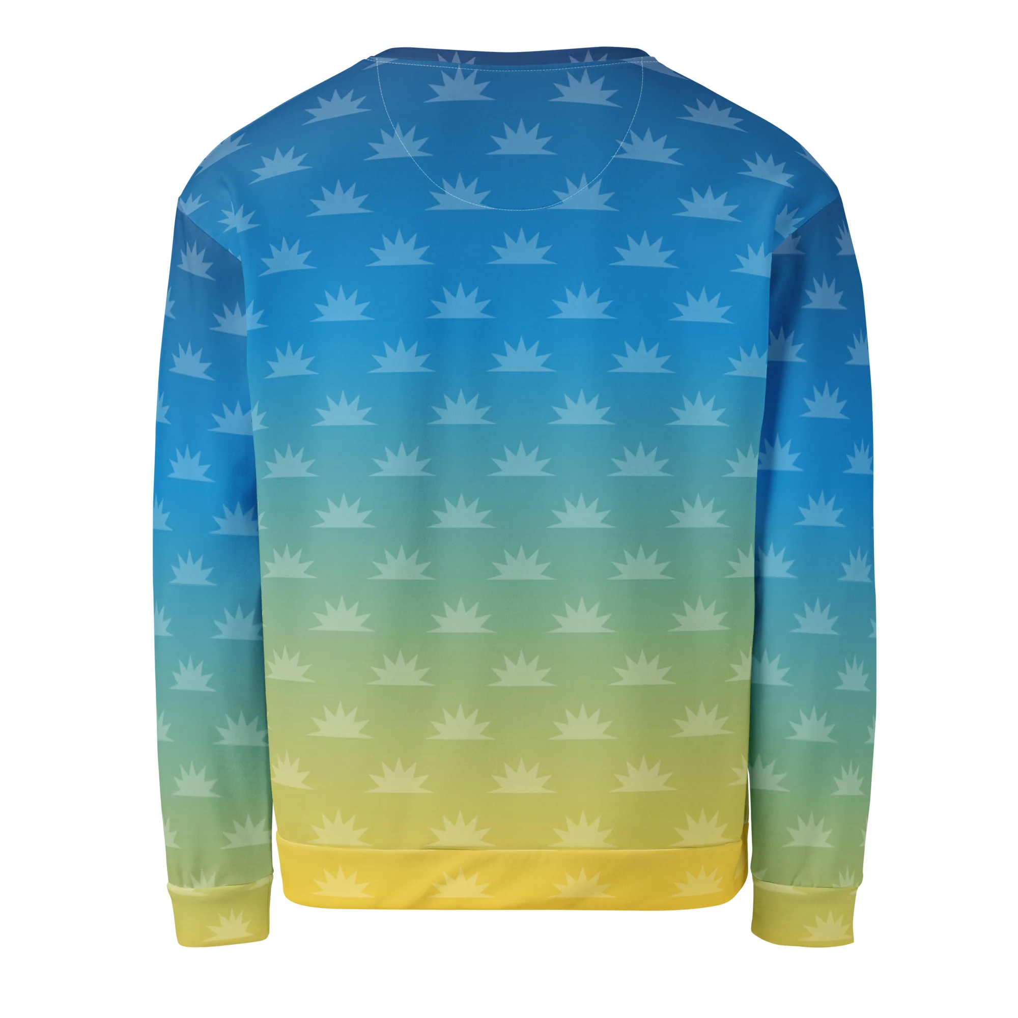 Morning Mash Up: Yellow Ombre Sweatshirt - Image 2