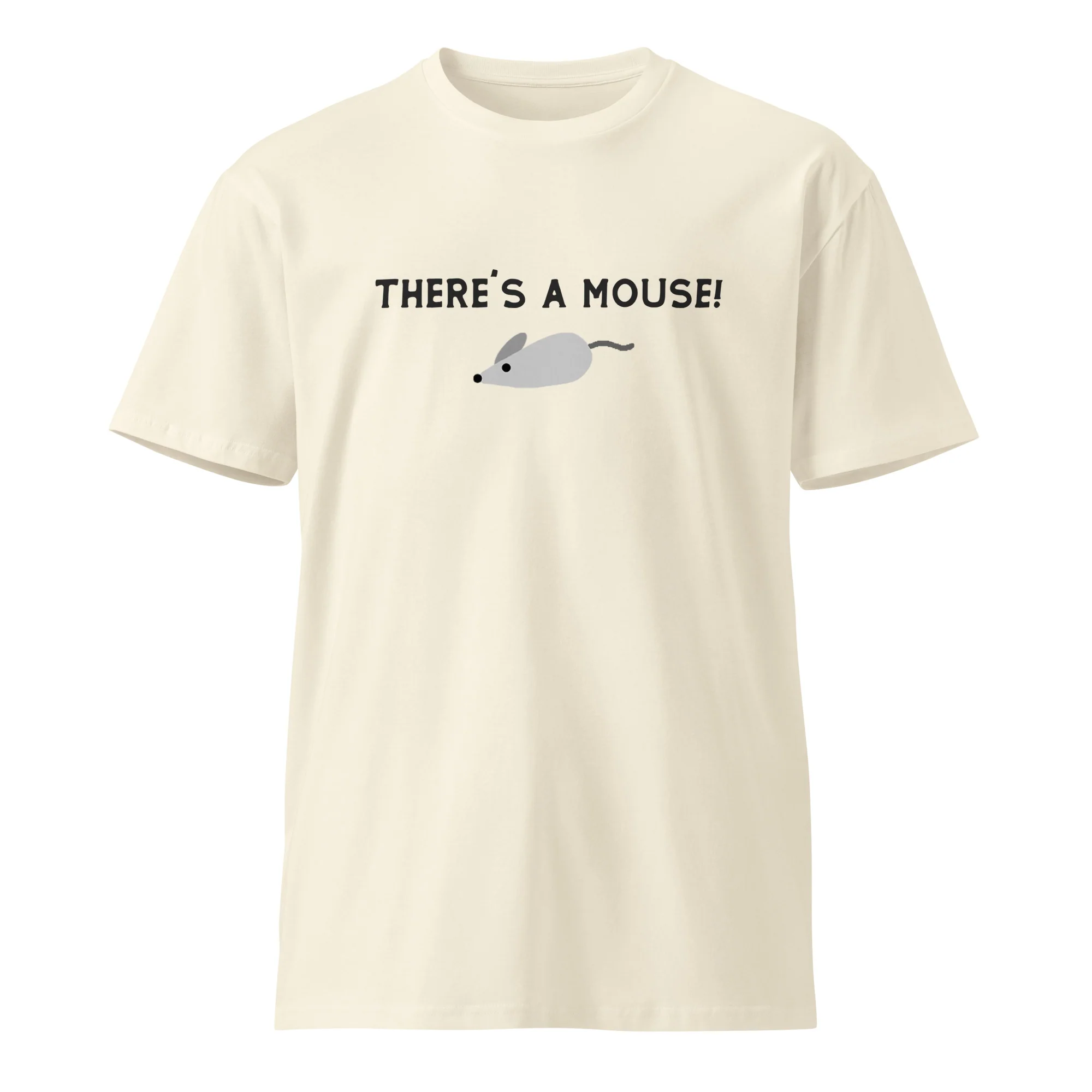 Morning Mash Up: There's a Mouse! Creme T-shirt