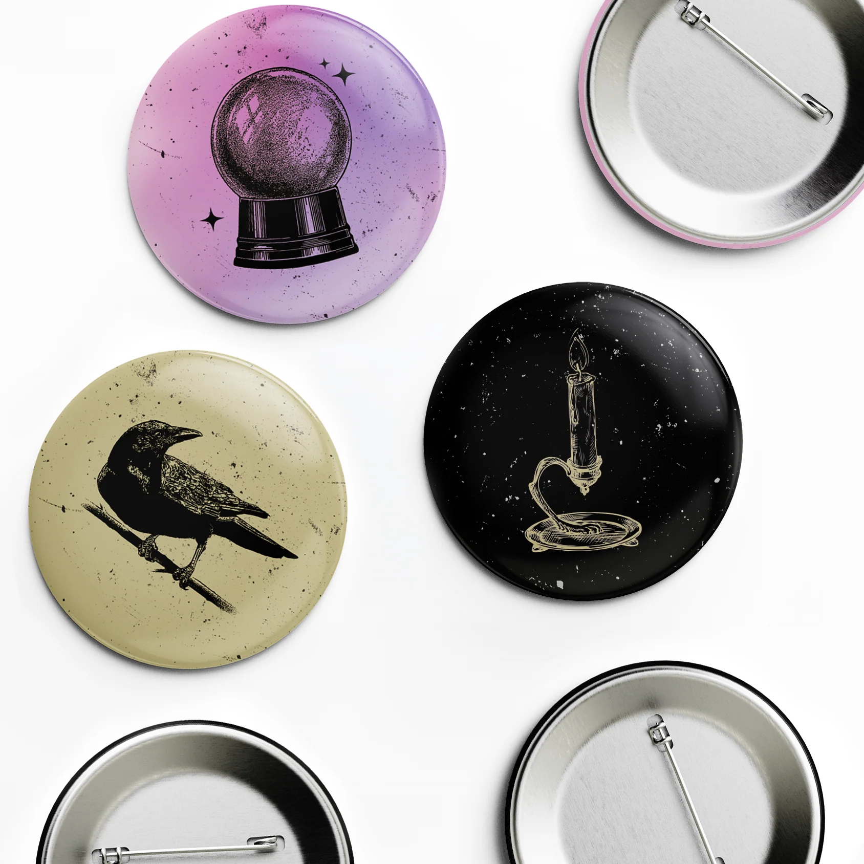 Morbid: Paper Trail Button Set - Image 2