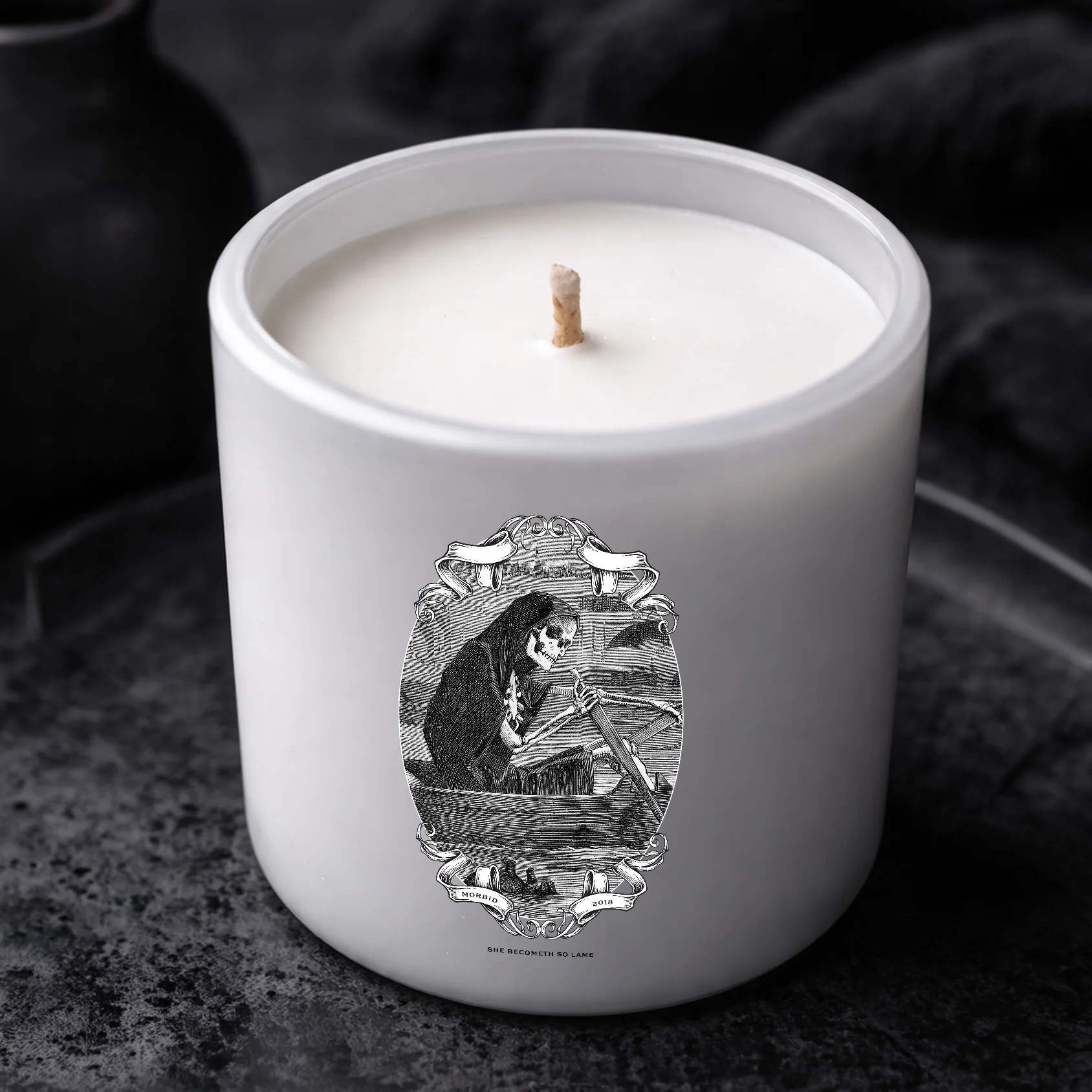 Morbid: Amber Scented Candle - Image 2