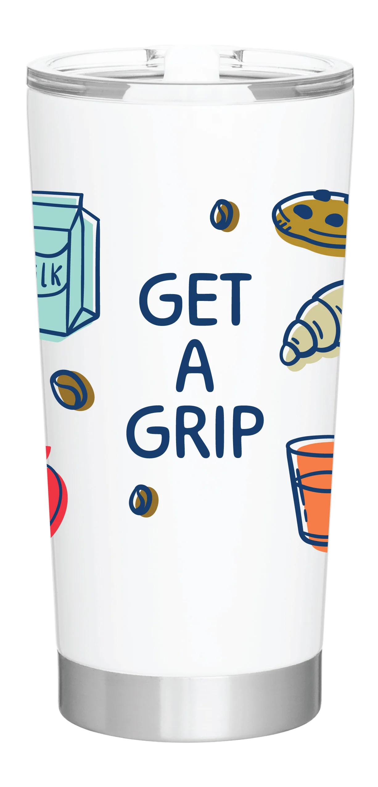 Morning Mash Up: Get A Grip Stainless Tumbler