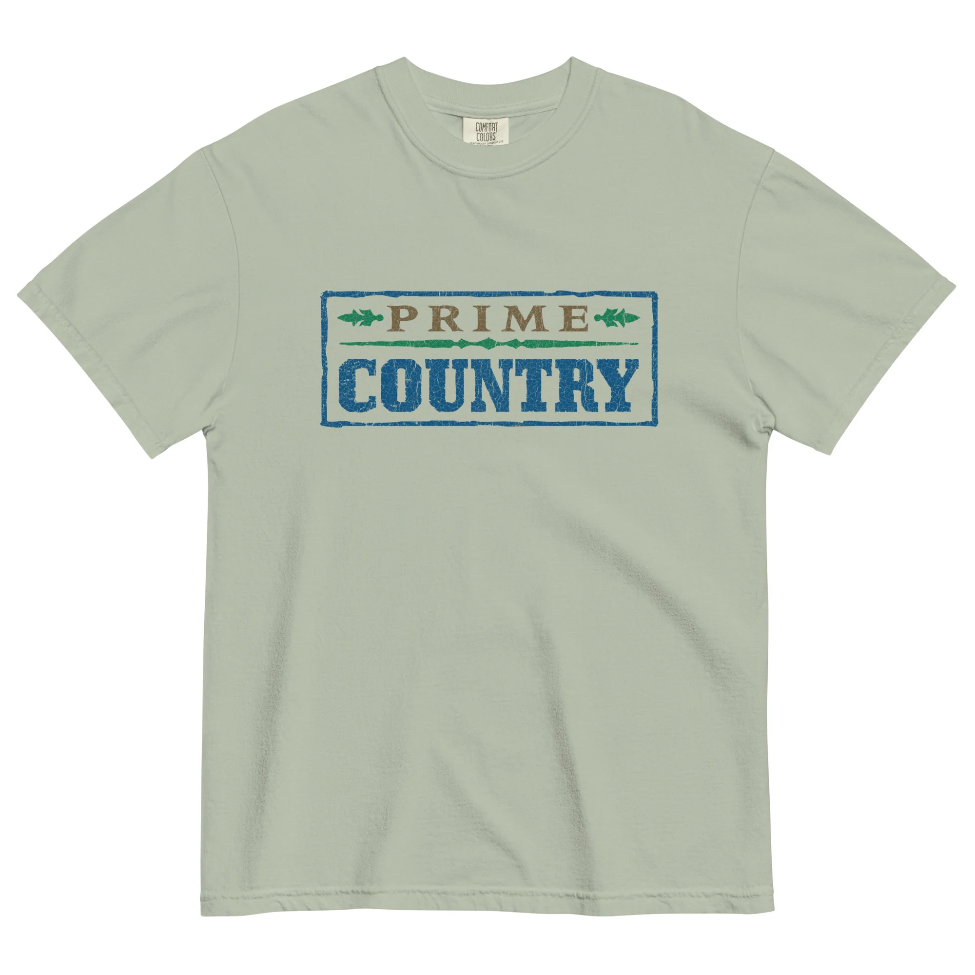 Prime Country: Green Heavyweight T-shirt