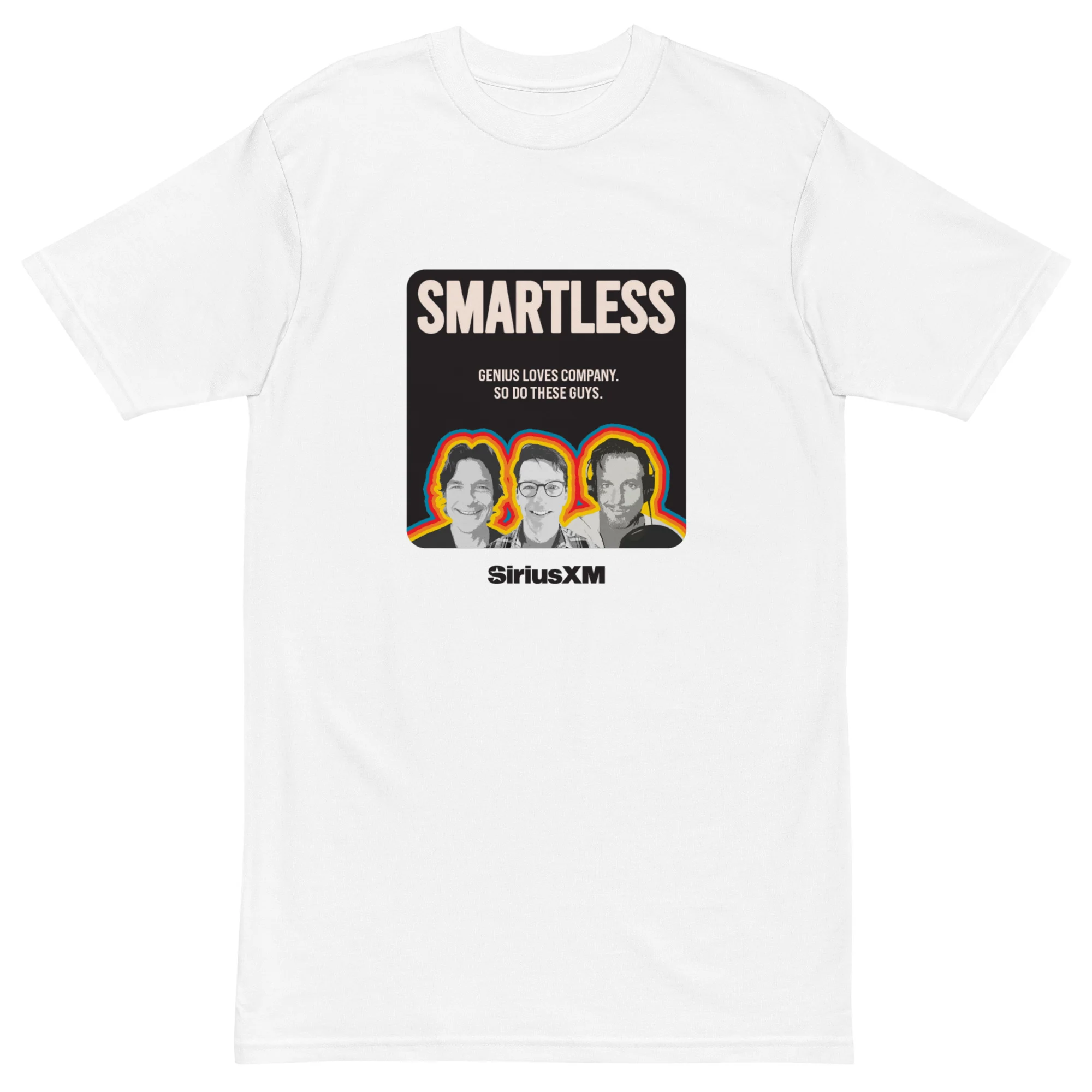 SmartLess: Genius Loves Company Logo T-shirt